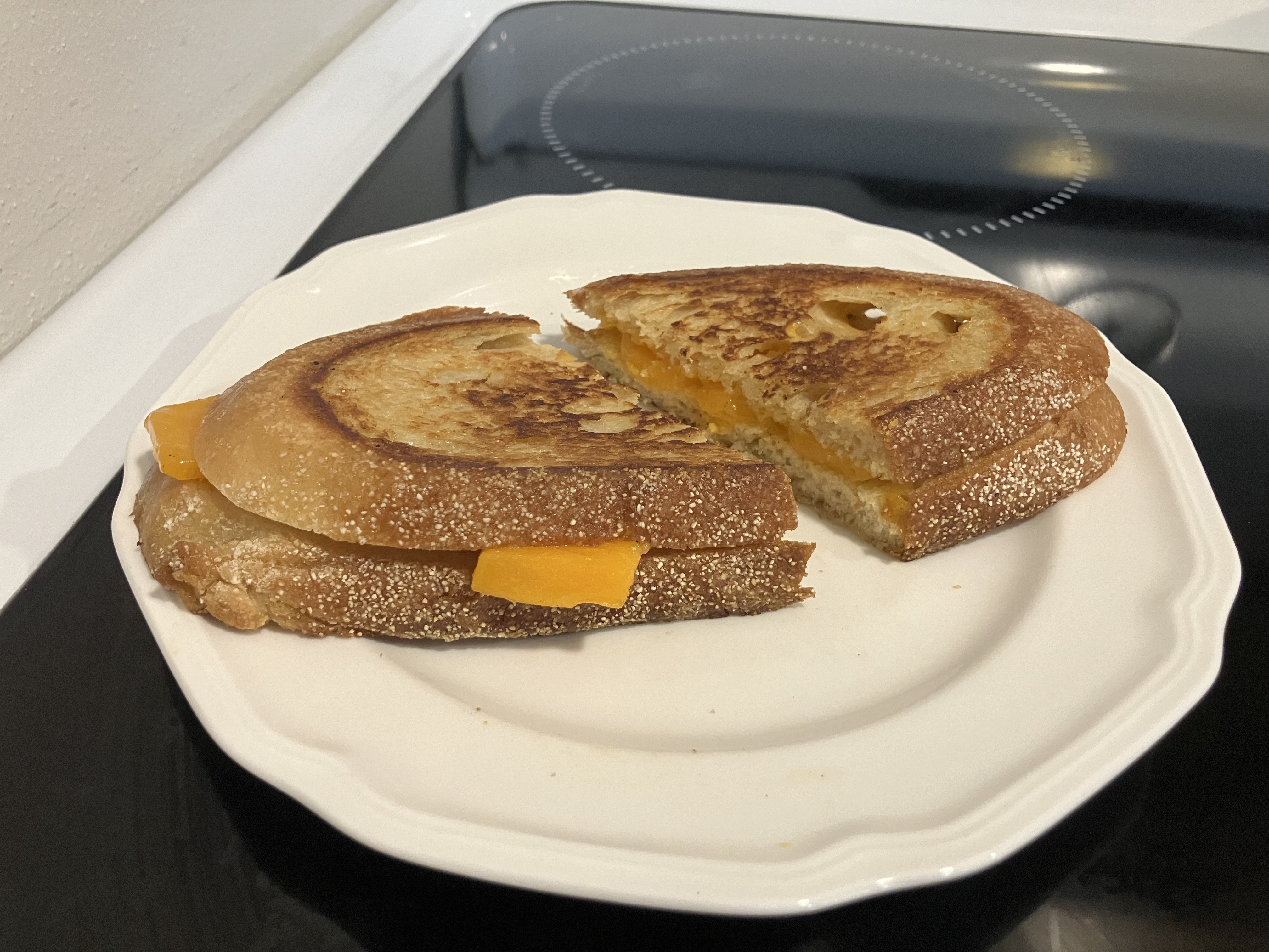 My rendition of Meema's toasted cheese